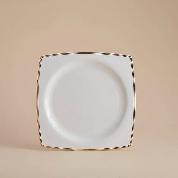 Korkmaz Bone Selection 60 Parça Kare Yemek Takımı A8438 görsel 2