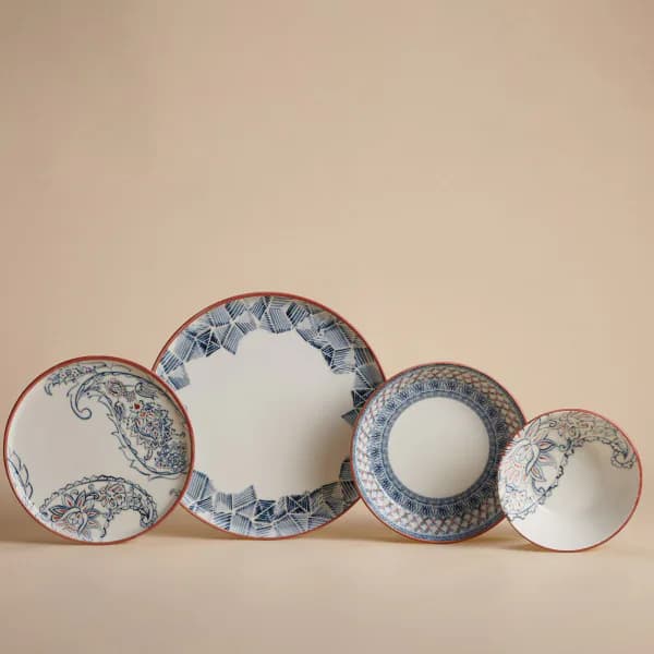 Korkmaz Iona Collection 16 Parça Desenli Yemek Takımı A8814