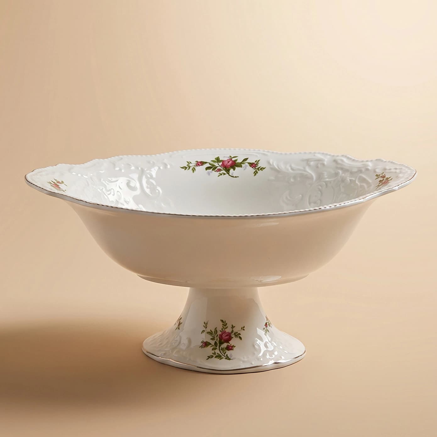 Karaca Vintage Rose Ayaklı Gondol 35 cm