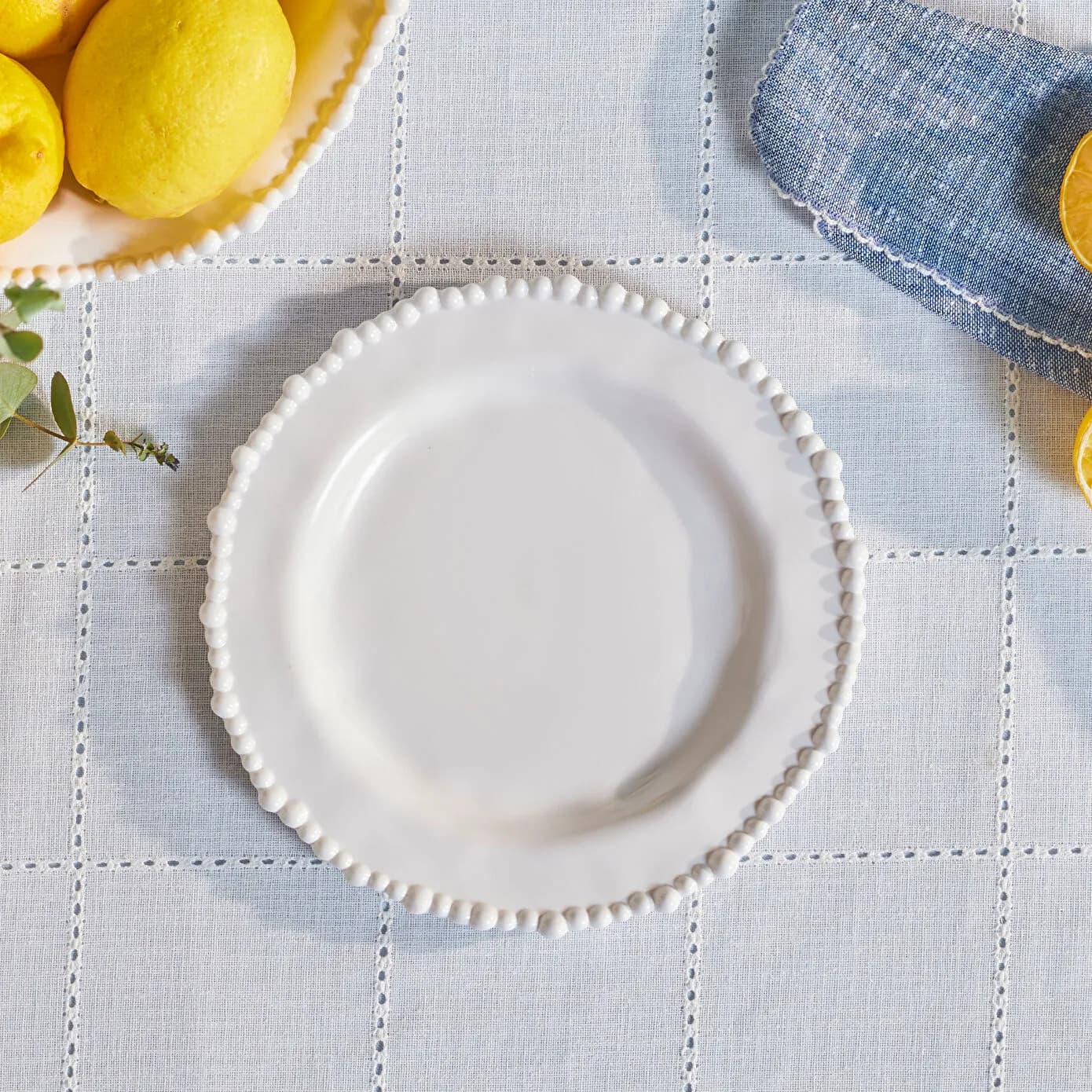Karaca Perla Melamin Pasta Tabağı 23 cm Beyaz