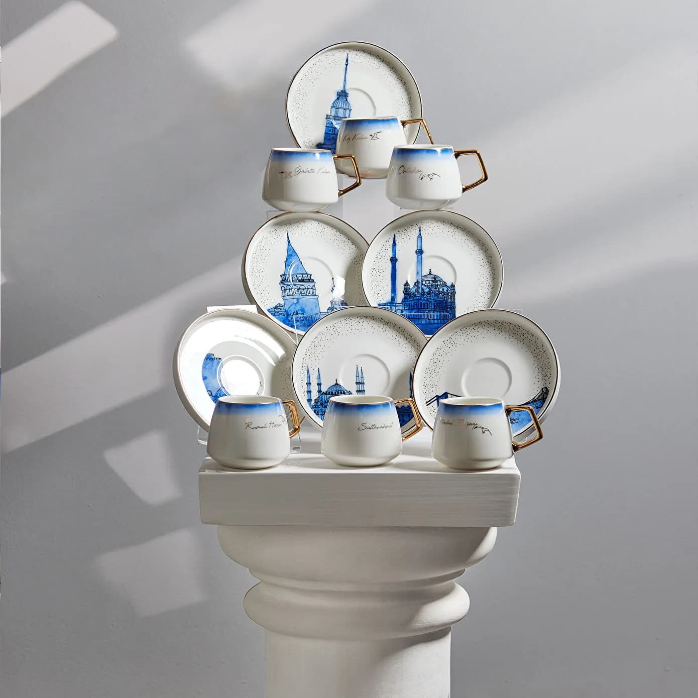 Karaca X İst Collection istanbul 6 Kişilik Kahve Fincanı Takımı 100 ml