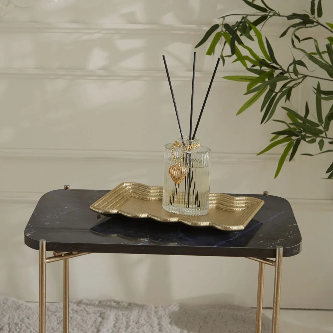 Karaca Home Vendi Dekoraif Tabak Gold 24X15 Cm