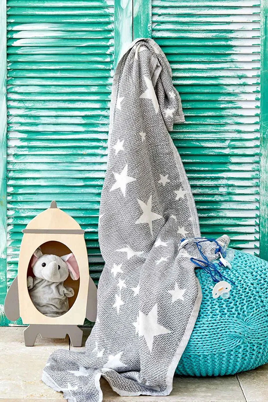 Karaca Home Baby Star Gri Bebek Pikesi