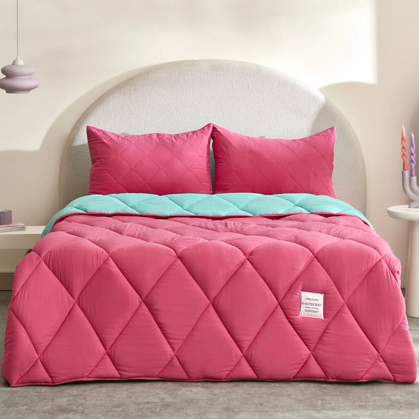 Karaca Home Smart Comfort Raspberry Çift Kişilik Uyku Seti
