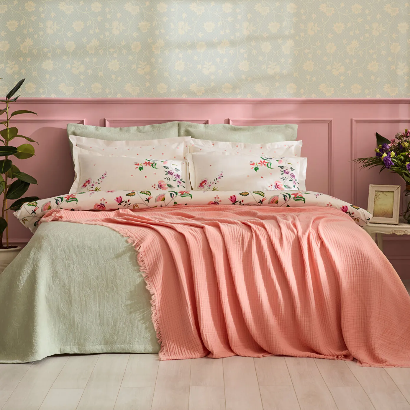 Karaca Home Leroy Çift Kişilik Summer Set Multıcolor