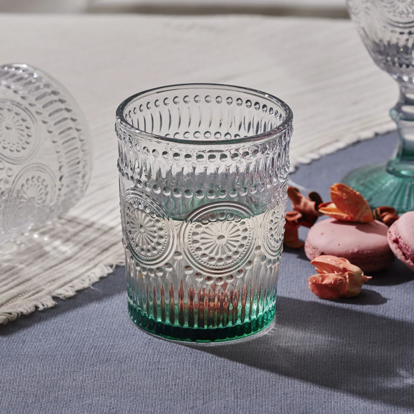 Karaca Sunflower Su Bardağı Yeşil 250 ml