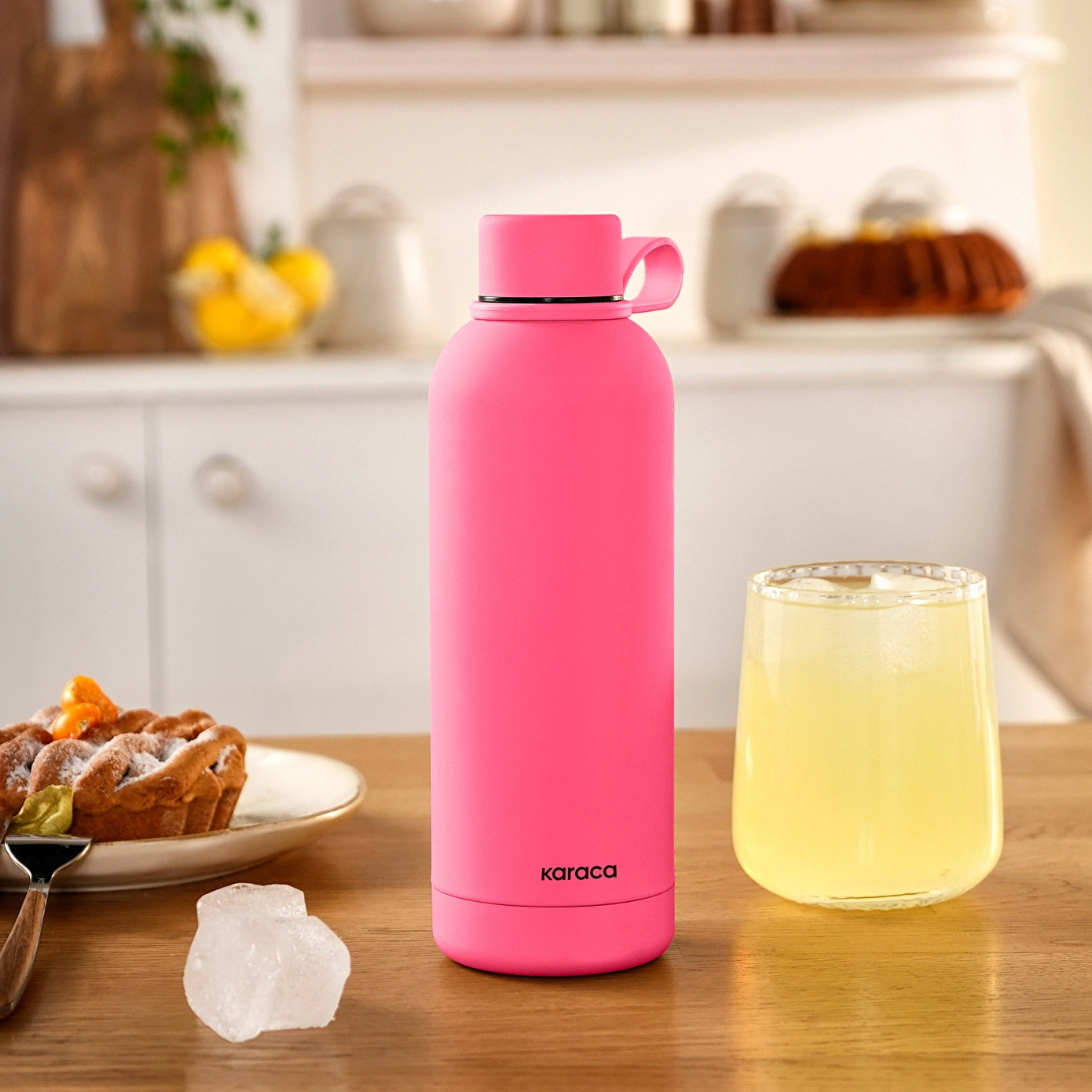 Karaca Aly Soft Touch Çelik Sızdırmaz Termos 500 ml Pembe