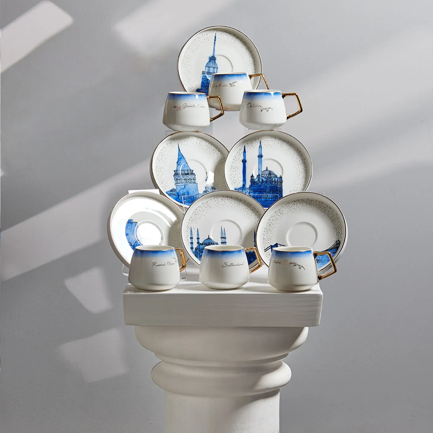 Karaca X İst Collection istanbul 6 Kişilik Kahve Fincanı Takımı 100 ml