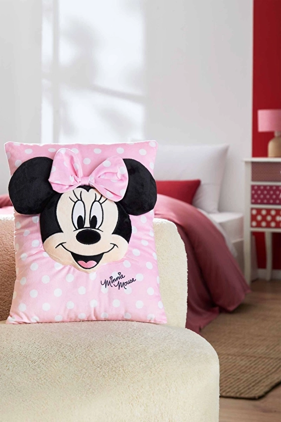 Özdilek 3D Minnie Cushio Disney Lisanslı Kırlent 38x30 cm