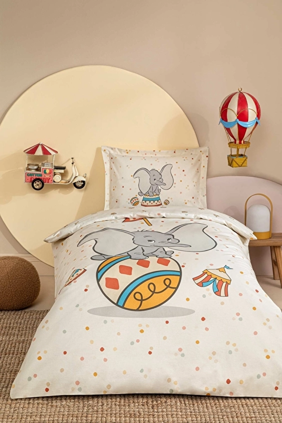 Özdilek Dumbo Circus Disney Lisanslı Bebek Nevresim Takımı
