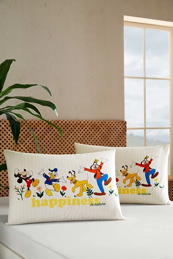 Özdilek Mickey Mouse Nomadic Disney Lisanslı 2'li Yastık Kılıfı