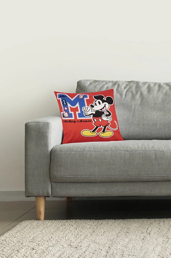 Özdilek Mickey Mouse Red Disney Lisanslı Kırlent 40x40 cm
