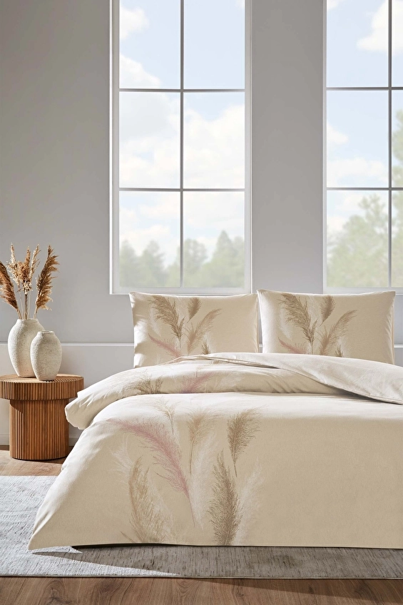 Özdilek Miscanthus Kışlık Flanel Çift Kişilik Nevresim Takımı