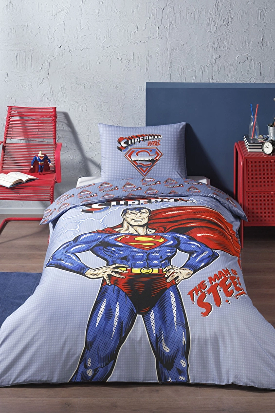 Özdilek Superman Light Tek Kişilik Lisanslı Çocuk Nevresim Takımı